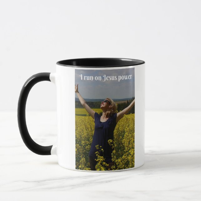 Mug Puissance drôle de Jésus (Gauche)