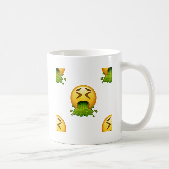 Mug puking émoji (Droite)