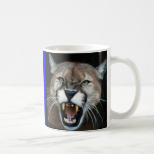 Mug Puma de grondement, puma posé