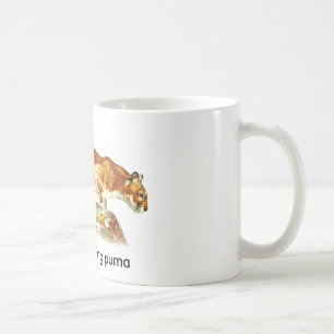 Mug puma de partie-pooping