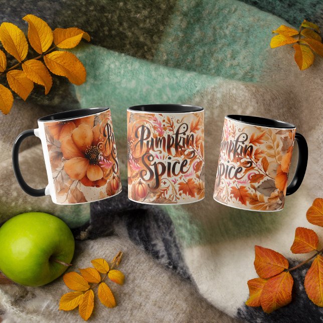 Mug Pumpkin Spice Whimsical Thanksgiving (Créateur téléchargé)