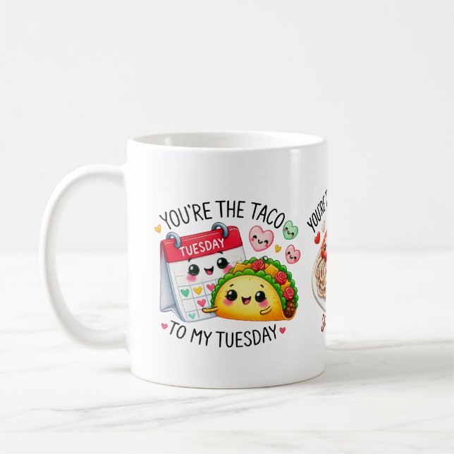 Mug Pun Café Mug, Amusant, Saint Valentin, Cadeau (Gauche)