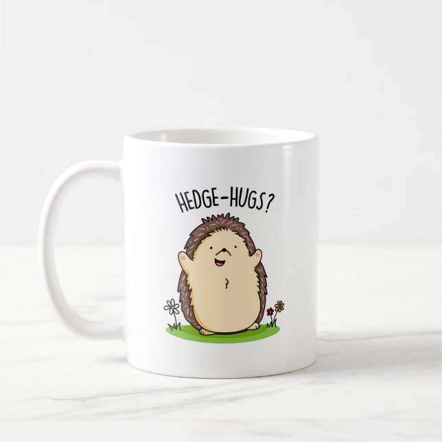 Mug Pun de haies-trous amusant (Gauche)