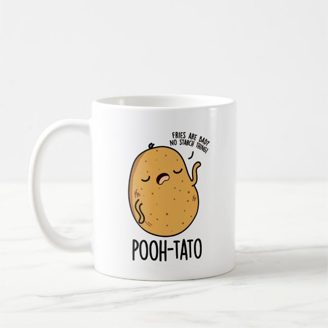 Mug Pun de pomme de terre drôle de tato (Gauche)