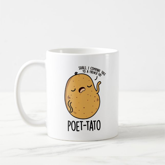 Mug Pun de pomme de terre drôle de tato (Gauche)