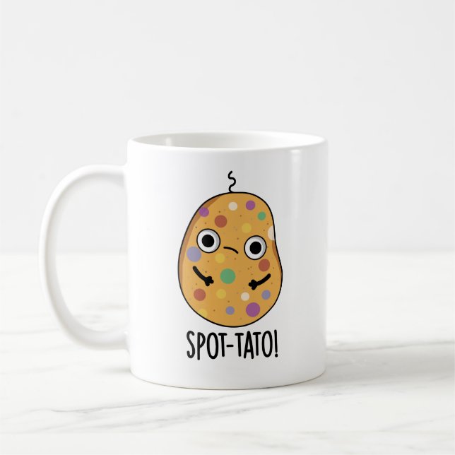 Mug Pun de pommes de terre drôle tato-tache (Gauche)
