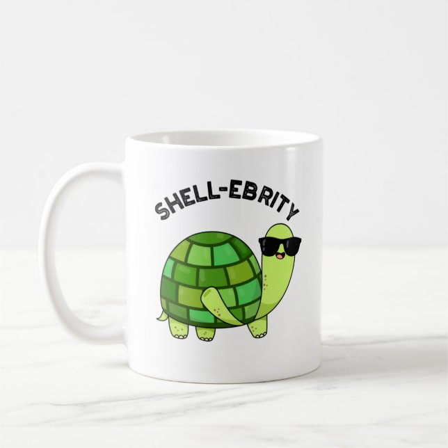 Mug Pun de tortue de la célébrité de Shell (Gauche)