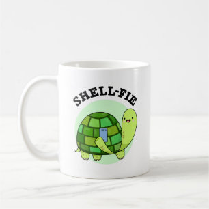 Mug Pun Selfie Tortoise Funny à Shell-fie