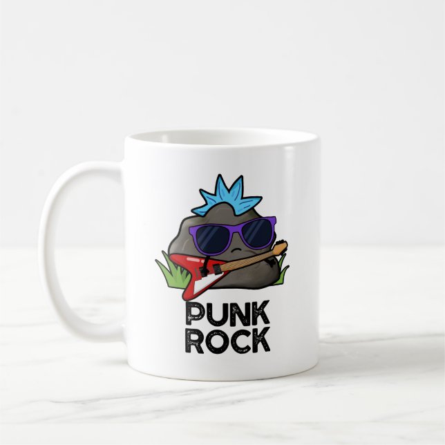 Mug Punk Rock Funny Music Pun  (Gauche)
