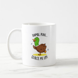 Mug Puns Animaux Me Quack Up Funny Pun Canard