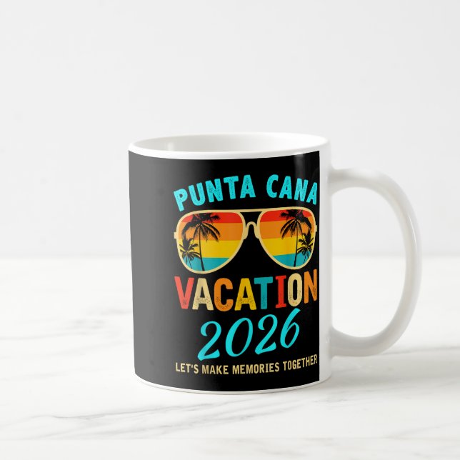 Mug Punta Cana Trip 2026 Beach Vacation Summer Hollida (Droite)