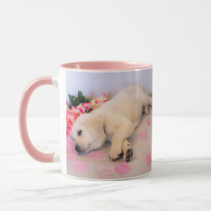 Mug Puppy Sleep Flower 01