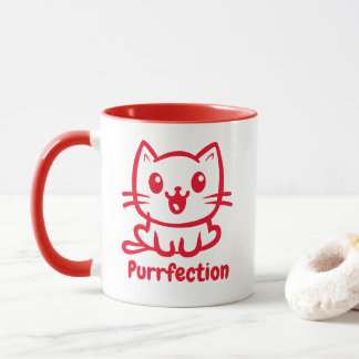 Mug Purfection, Très Mignonne Chat Anime