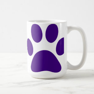 Mug Purple Chien Empreinte de patte Personnalisable Ca