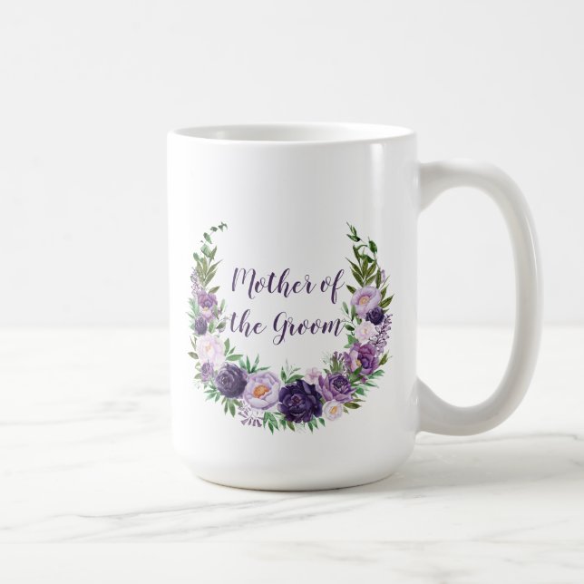 Mug Purple, Lavande, roses roses roses Mère de la cham (Droite)
