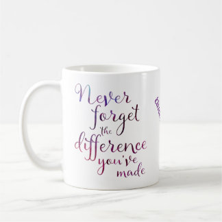Mug Purple N'Oubliez Jamais La Différence Que Vous Ave