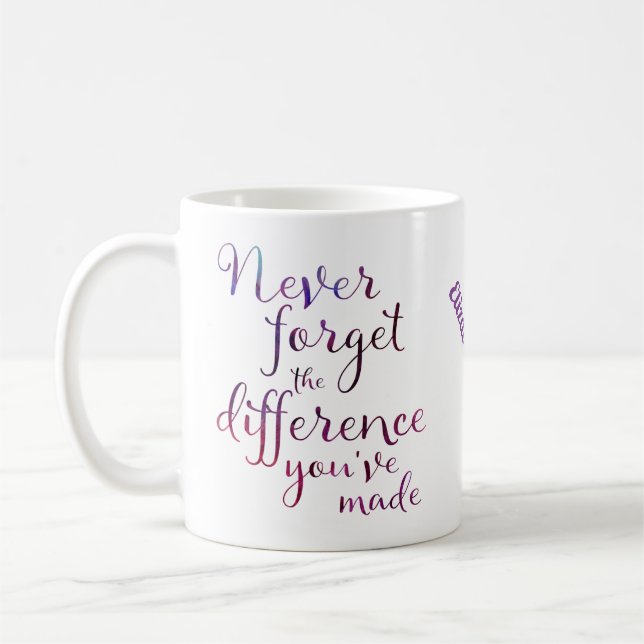 Mug Purple N'Oubliez Jamais La Différence Que Vous Ave (Gauche)