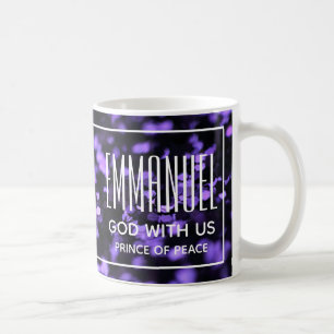 Mug Purple Sparkle EMMANUEL Noël