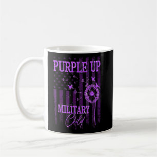 Mug Purple Up For Military Child Mois Dandelion Spark