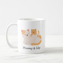 Purrfect Love - Custom Mama Cat & Kitten