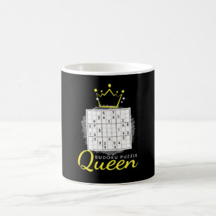 Mug Puzzle de Sudoku, énigme de la reine au Japon Ner