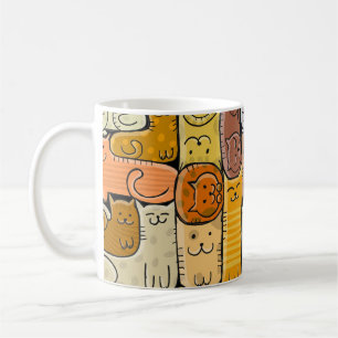 Mug Puzzle Funny Chats House sans joint