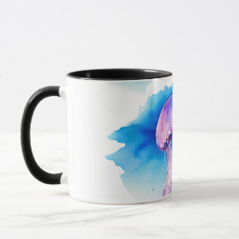 Mug Puzzle - Watercolor Series : Jellyfish