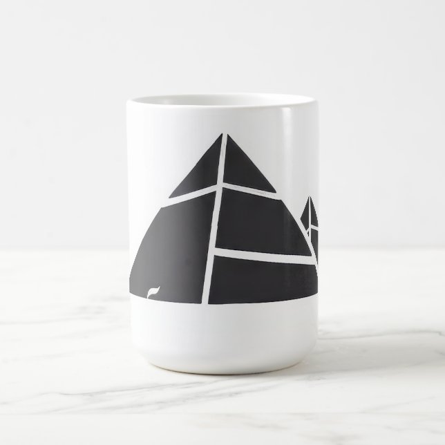 Mug Pyramides noires et blanches (Centre)