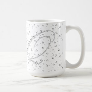Mug Q Premier monogramme Diamants blancs Imprimer