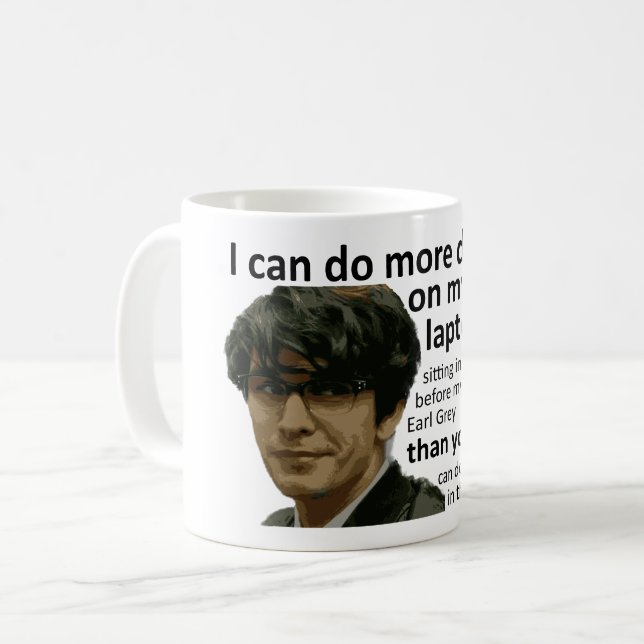 Mug Q quote from skyfall (Devant gauche)