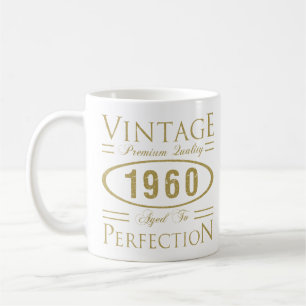 Mug Qualité Premium vintage 1960 60e anniversaire