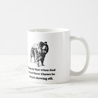 Mug Quand Dieu a créé des bouffes de bouffe