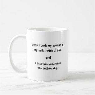 Mug Quand Je Dosse Mes Cookies Dans Le Lait, Je Pense 