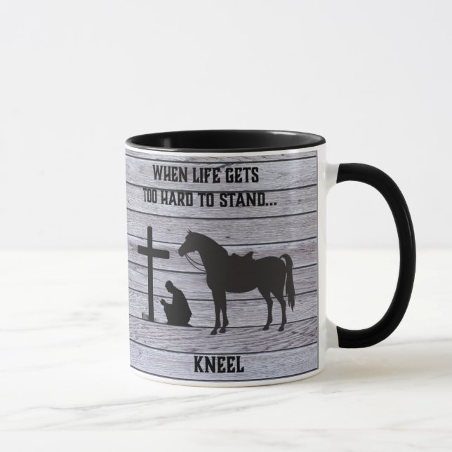 Mug Quand la vie devient dure, Kneel (Droite)