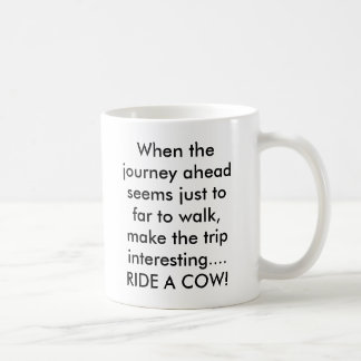 Mug Quand le voyage en avant semble juste à loin à