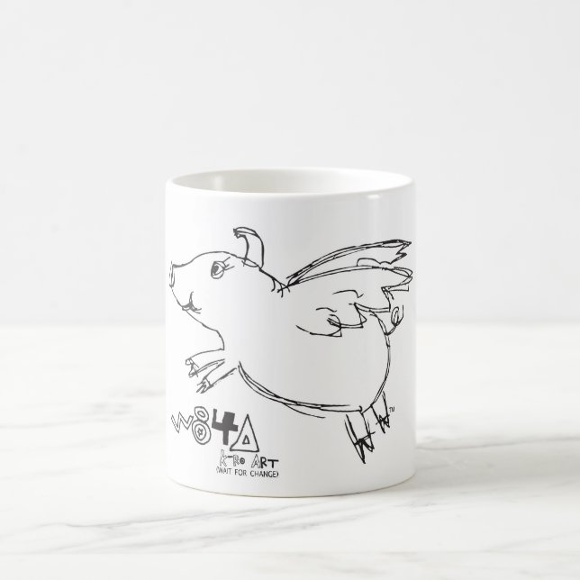 Mug Quand les porcs volent les miracles se produisent (Centre)