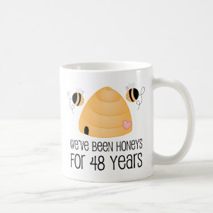 Mug quarante-huitième Cadeau de couples d'anniversaire