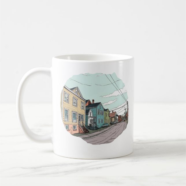 MUG QUARTIER DE BANLIEUE GEORGE STREET TERRE-NEUVE (Gauche)