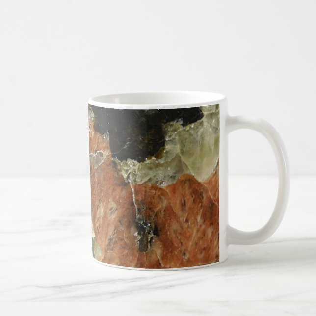 Mug Quartz orange, noir et clair (Droite)