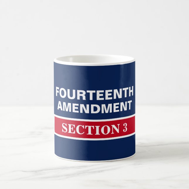 Mug Quatorzième amendement Article 3 Constitution (Centre)