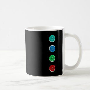 Mug Quatre boutons Super Blue Chat Fun Halloween Perso