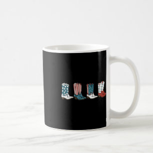 Mug Quatre Juillet 4ème Juillet Bottes Western Cowboy