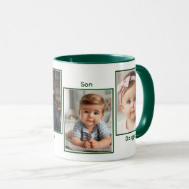 Mug Quatre Photo Famille customisée Collage Hunter Gre