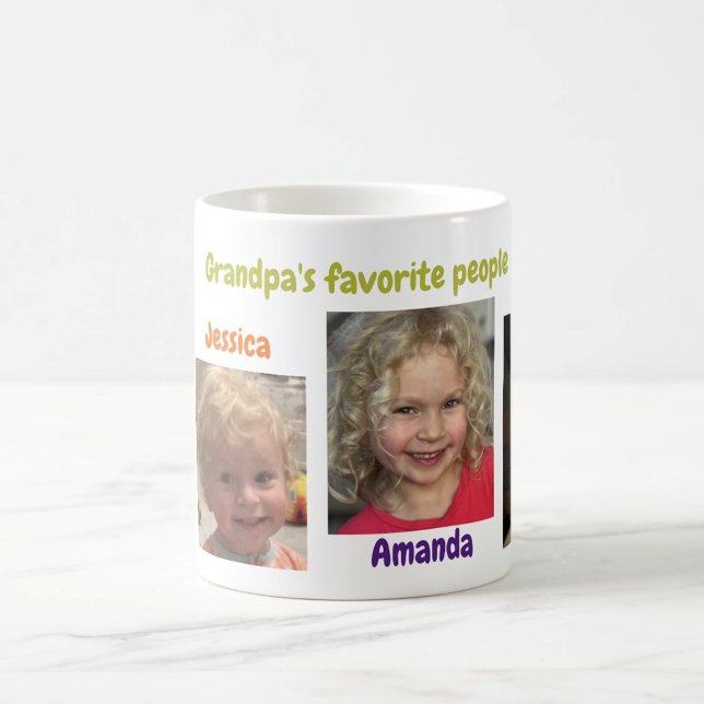 Mug Quatre photos (Créateur téléchargé)