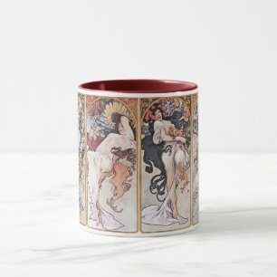 Mug Quatre saisons, Mucha