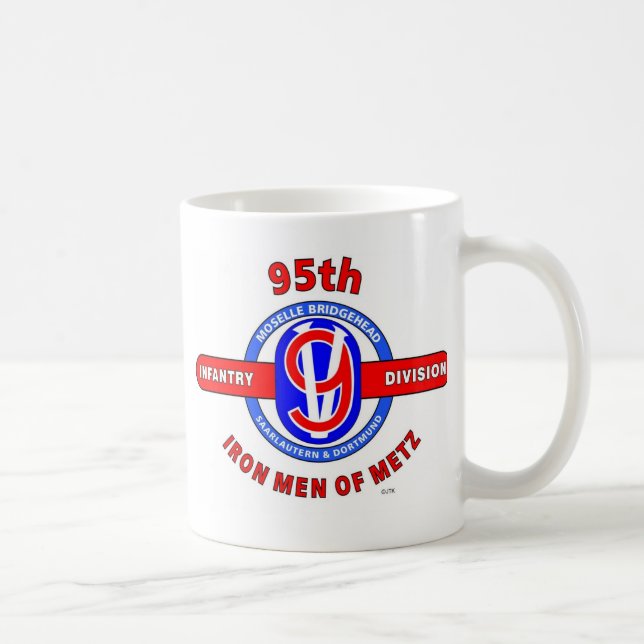 Mug quatre-vingt-quinzième DIVISION d'INFANTERIE (Droite)