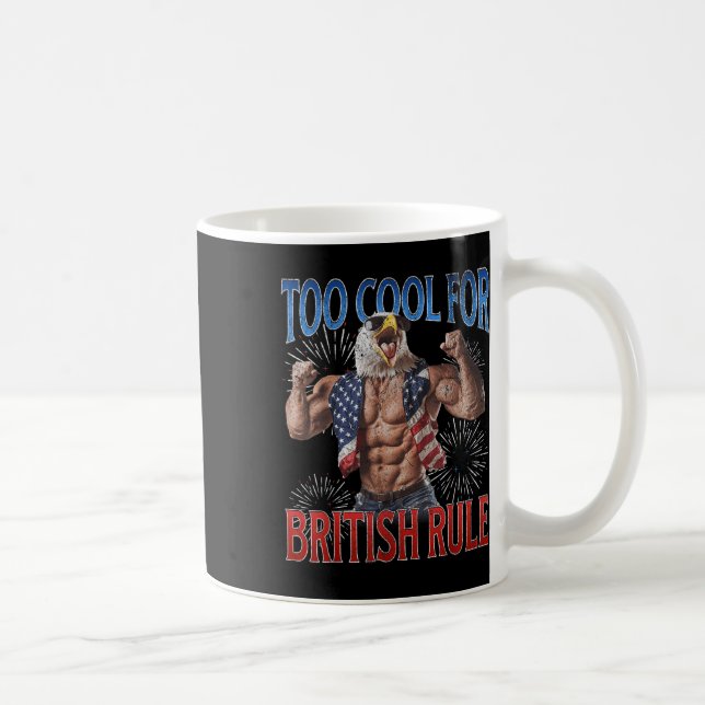 Mug Quatrième juillet gênant (Droite)