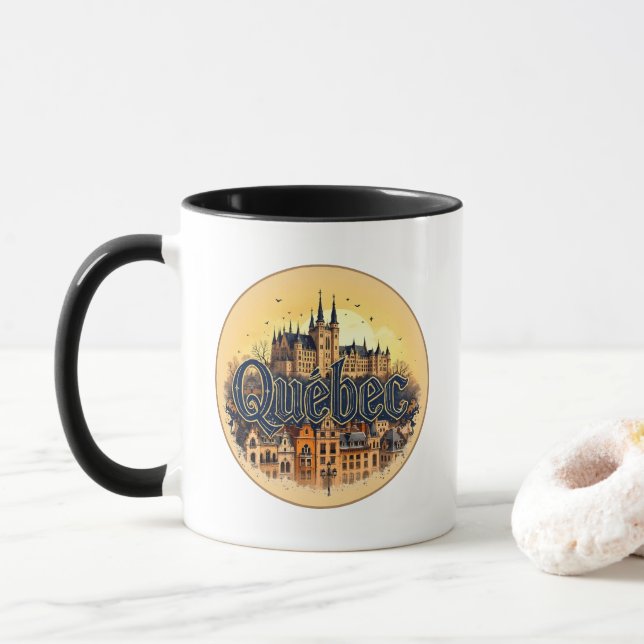 Mug Québec Canada (Avec donut)