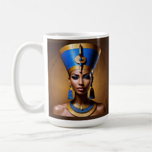 Mug "Queen Nefertiti" Belle reine africaine antique