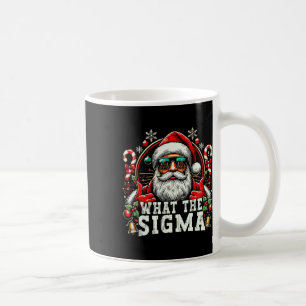 Mug Quel est le mème de Noël drôle de Sigma Santa Xmas